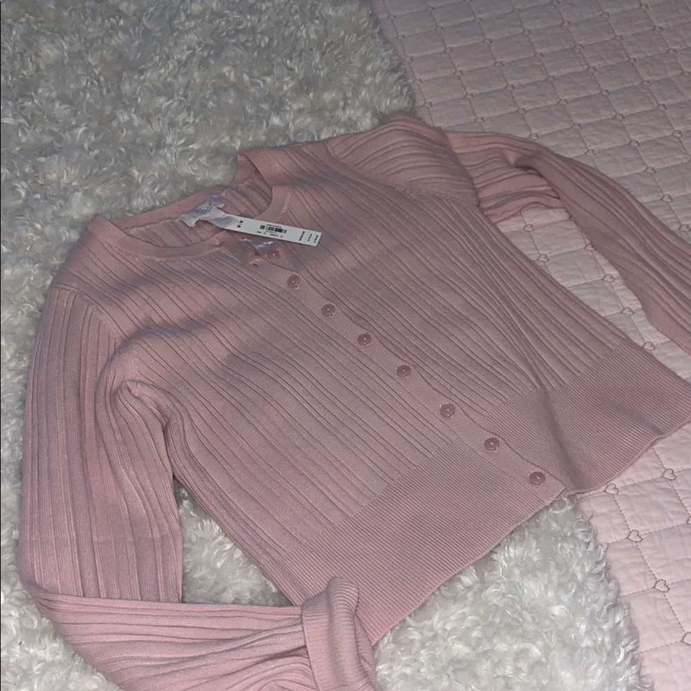 Pink Cardigan